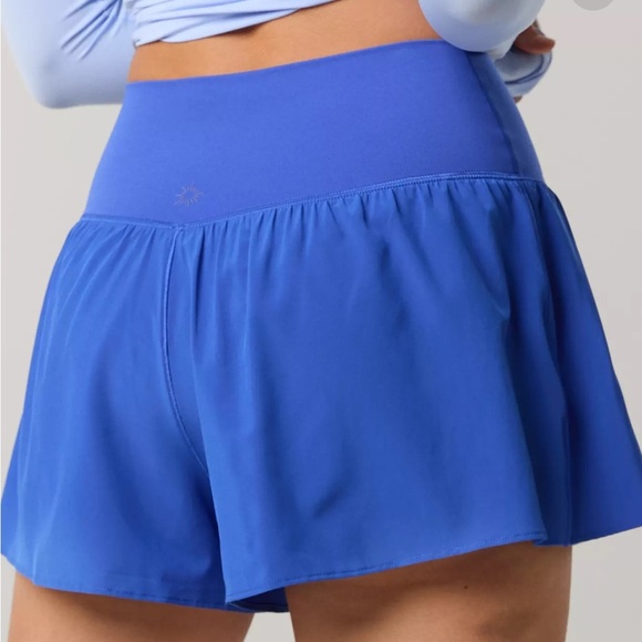 OFFLINE By Aerie Real Me Crossover Flowy Short size XS Green - Picture 11 of 11